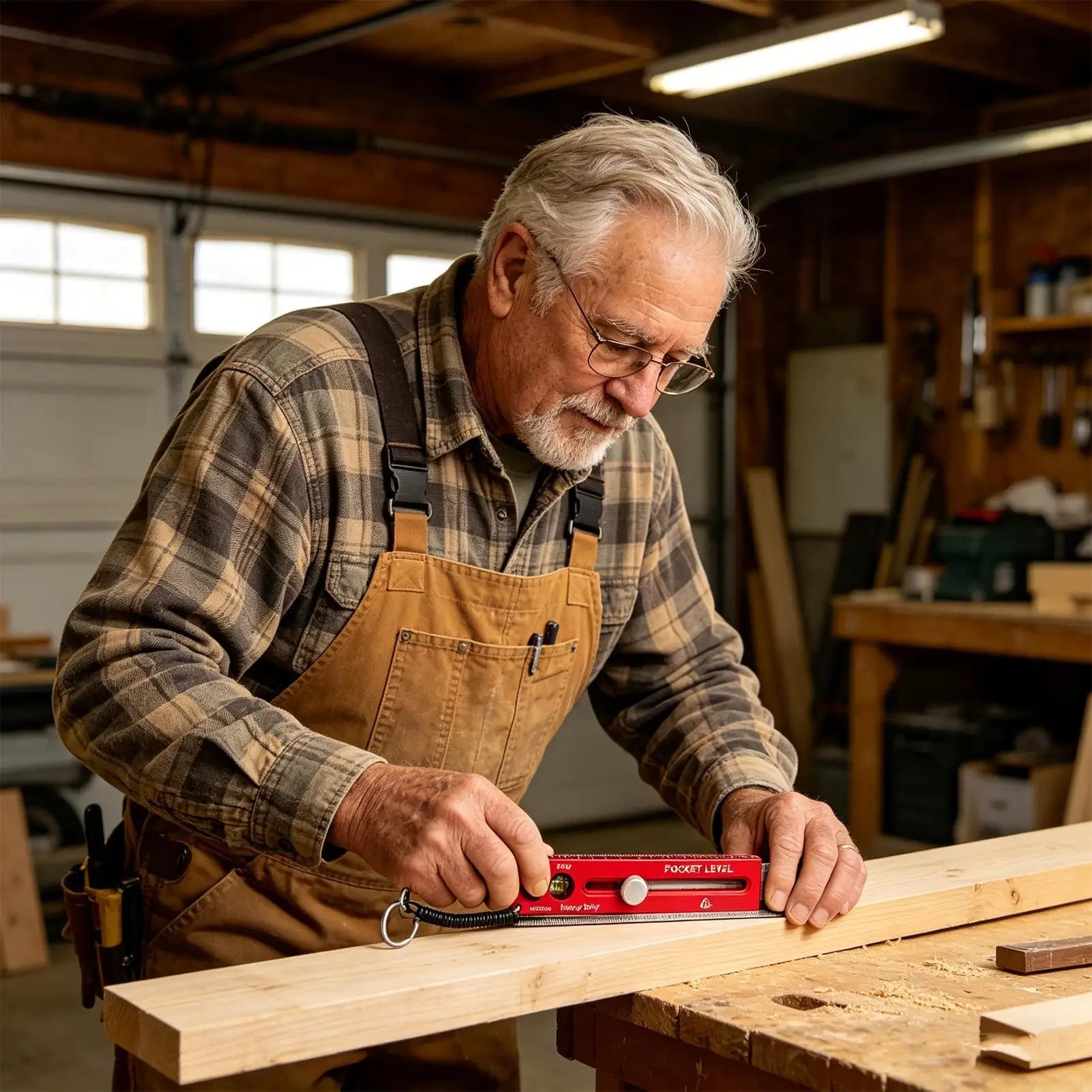 Measuring Tools for Woodworking Magnetic Horizontal Guide Carpenter Ruler with Metric and Imperial Scale for Cutting Marking