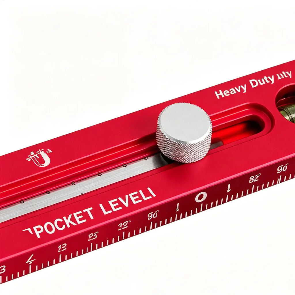 Measuring Tools for Woodworking Magnetic Horizontal Guide Carpenter Ruler with Metric and Imperial Scale for Cutting Marking