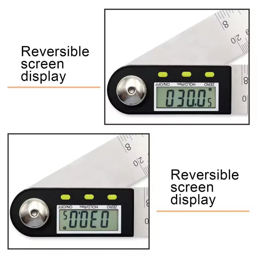 Goniometer Electronic Conveyor Meter Digital Angle Measuring Tool Multiangle Ruler Carpentry Tools Measuring Tool 360 Angle