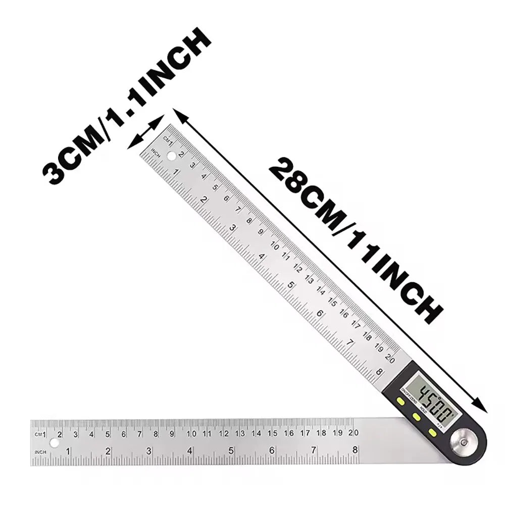 Goniometer Electronic Conveyor Meter Digital Angle Measuring Tool Multiangle Ruler Carpentry Tools Measuring Tool 360 Angle